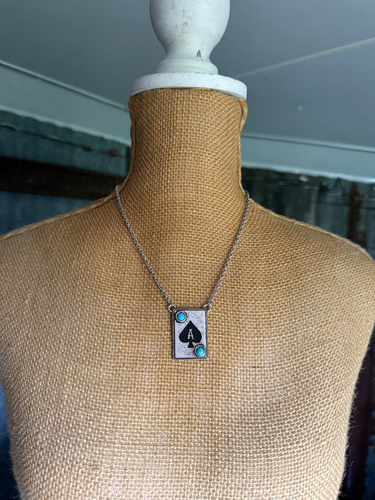 Ace Of Spades Necklace