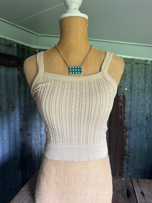Ribbed Crop Tank
