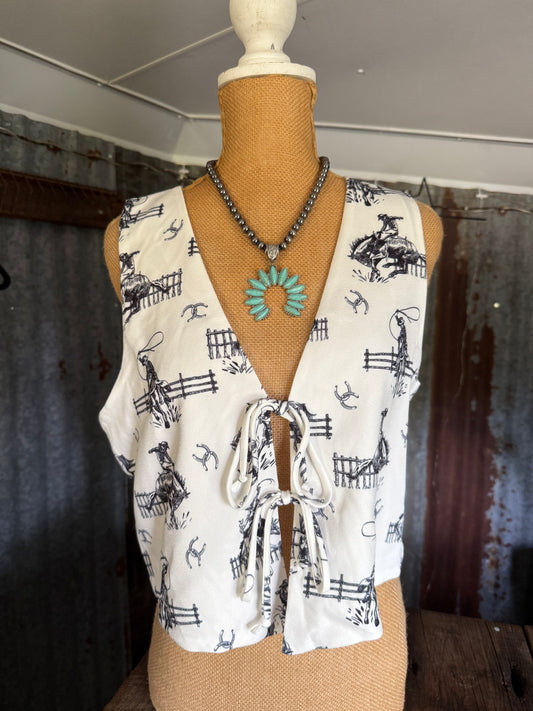 Western Front Tie Vest