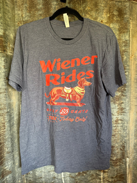 Wiener Rides Tee - Large