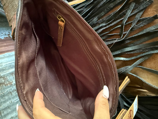 Checkered Cherry Crossbody