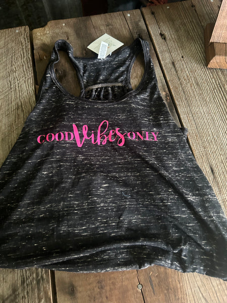 Good Vibes Tank - pink