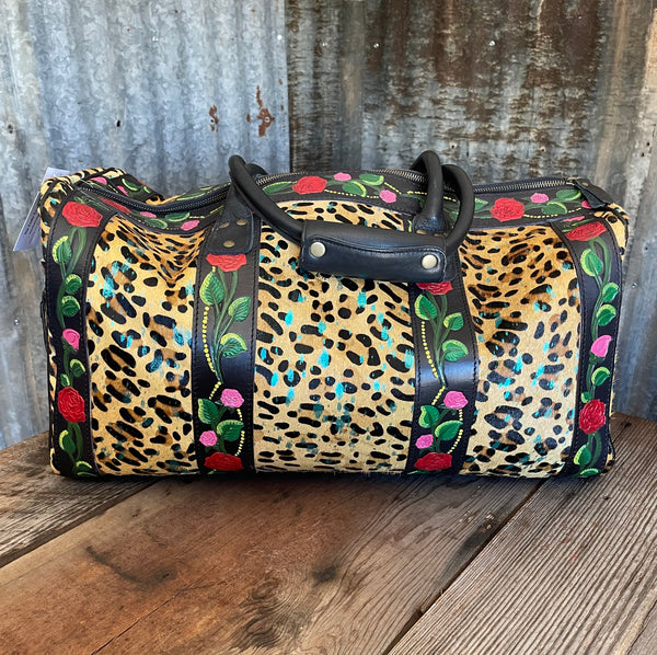 Leopard Duffle - Painted