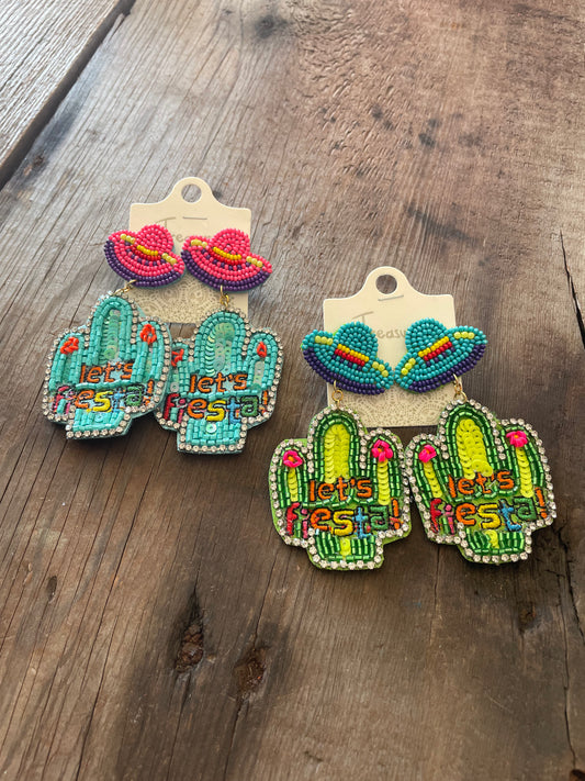 Beaded Fiesta Earrings