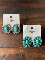 Turquoise Stud Earrings
