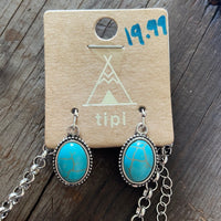 Large Initial Necklace Set