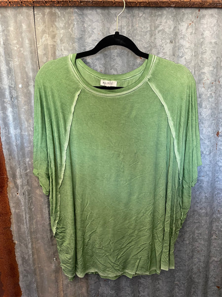 Olivia Oversized Top - green