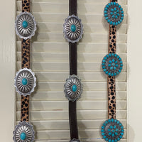Turquoise Concho Belts