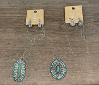 Turquoise Squash Necklace Set