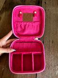 Small Jewelry Box - Pink Cowhide