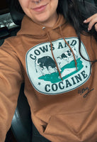 the cow hoodie