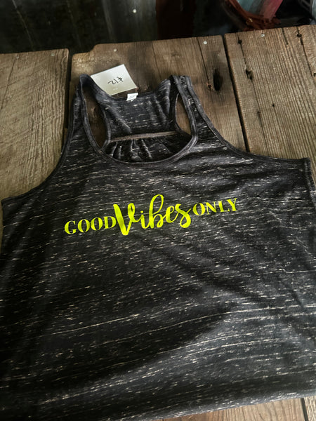 Good Vibes Tank - yellow - large
