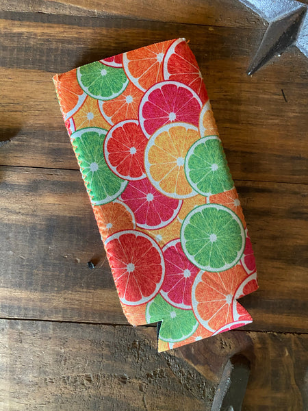 Tall Koozie Summer Citrus
