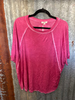Olivia Oversized Top - pink